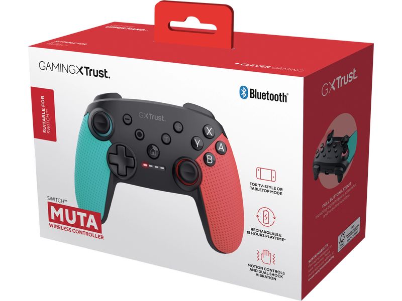 Trust Controller GXT 1246B Muta Blau/Rot/Schwarz