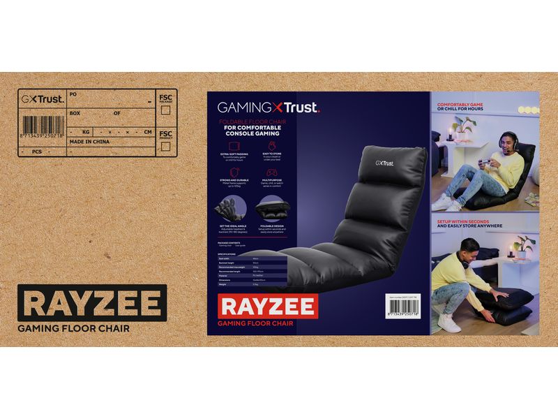 Trust Seatbag GXT 718 Rayzee Schwarz