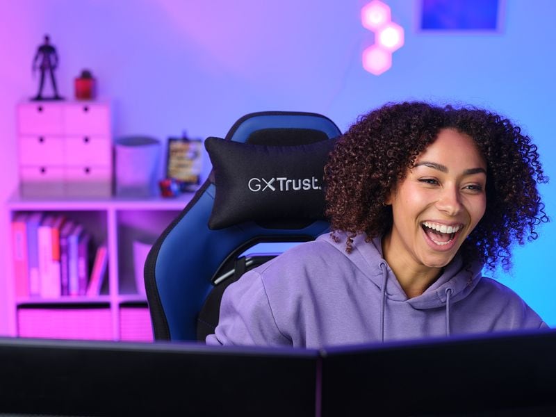 Trust Gaming-Stuhl GXT 714 Ruya Blau