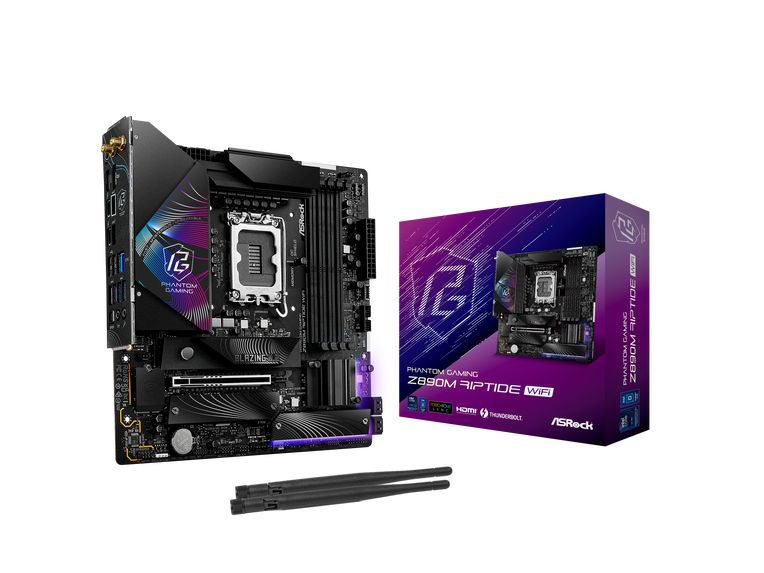 ASRock Mainboard Phantom Gaming Z890M Riptide WiFi