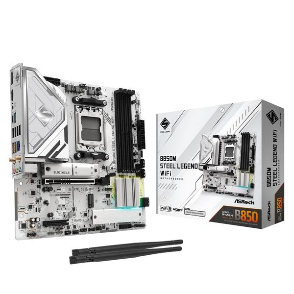ASRock Mainboard B850M Steel Legend WiFi