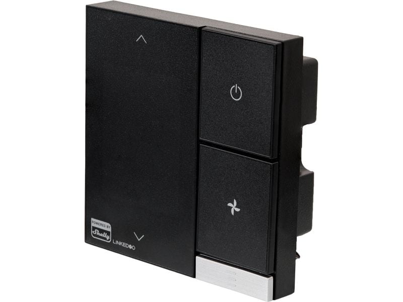 Shelly Smarter Thermostat Smart HVAC, LinkedGo Schwarz