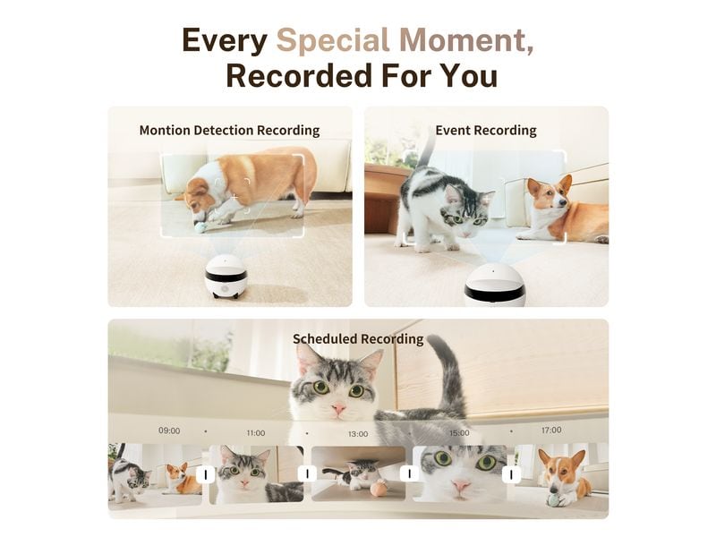ENABOT Rola Mini Pet Monitor 2k Cam