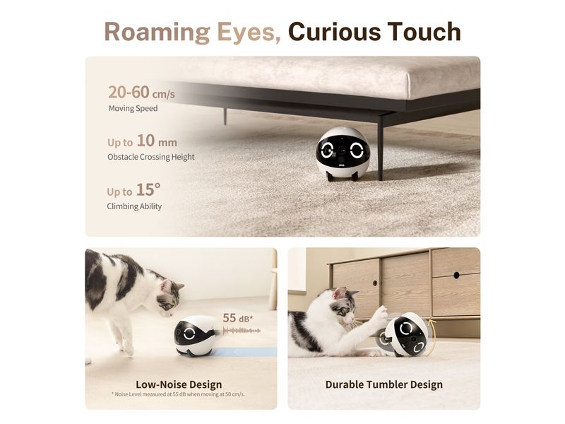ENABOT Rola Mini Pet Monitor 2k Cam