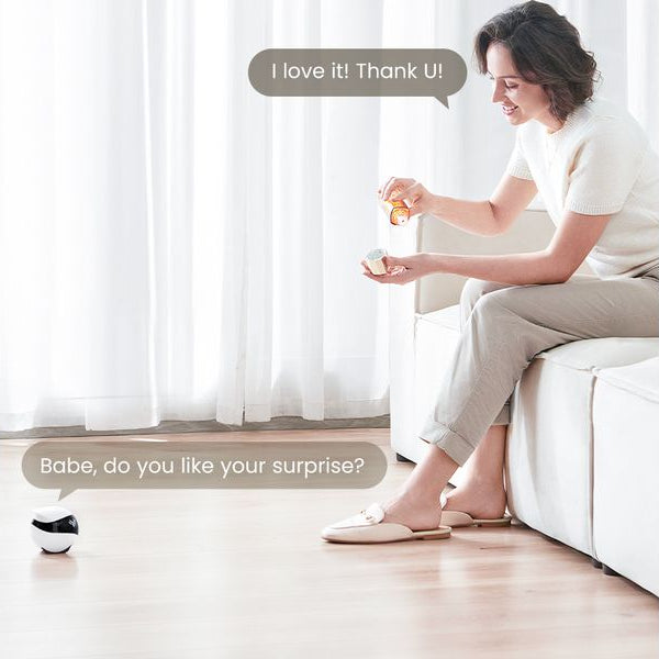 ENABOT Enabot Ebo Air 2 2k Cam Weiss