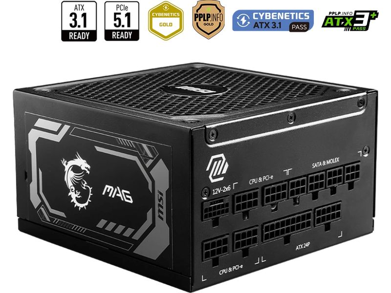 MSI Netzteil MAG A1250GL PCIE5 1250 W