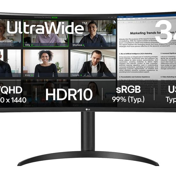 LG Monitor 34WR55QK-B