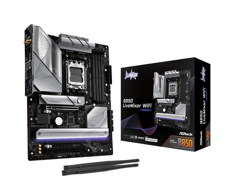 ASRock Mainboard B850 LiveMixer WiFi