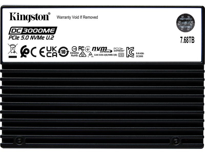 Kingston SSD DC3000ME 2.5" NVMe 7680 GB