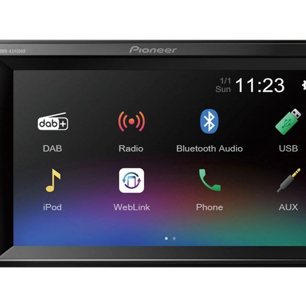 Pioneer Mediareceiver DMH-A240DAB 2 DIN