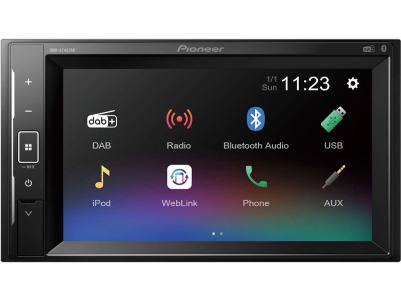 Pioneer Mediareceiver DMH-A240DAB 2 DIN