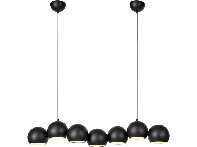 Markslöjd Pendelleuchte Cupolo E14 max. 40W (7x), Textilkabel