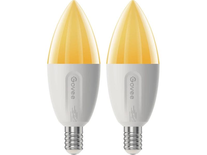 Govee Smart Light Bulb E14, RGBWW, CRI>80, Wifi, BT
