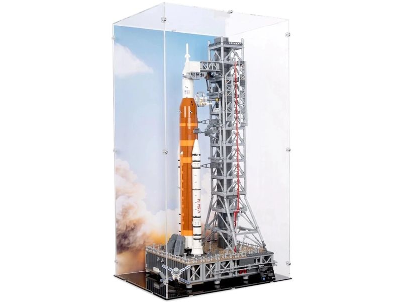 iDisplayit Baukasten Acryl-Display für LEGO 10341 NASA Startrampe