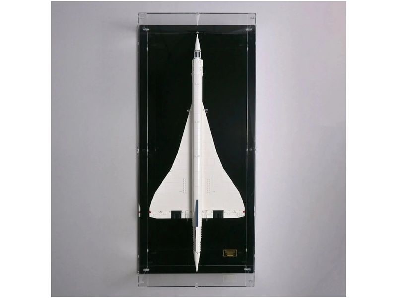 iDisplayit Baukasten Acryl-Wand-Display für LEGO 10318 Concorde