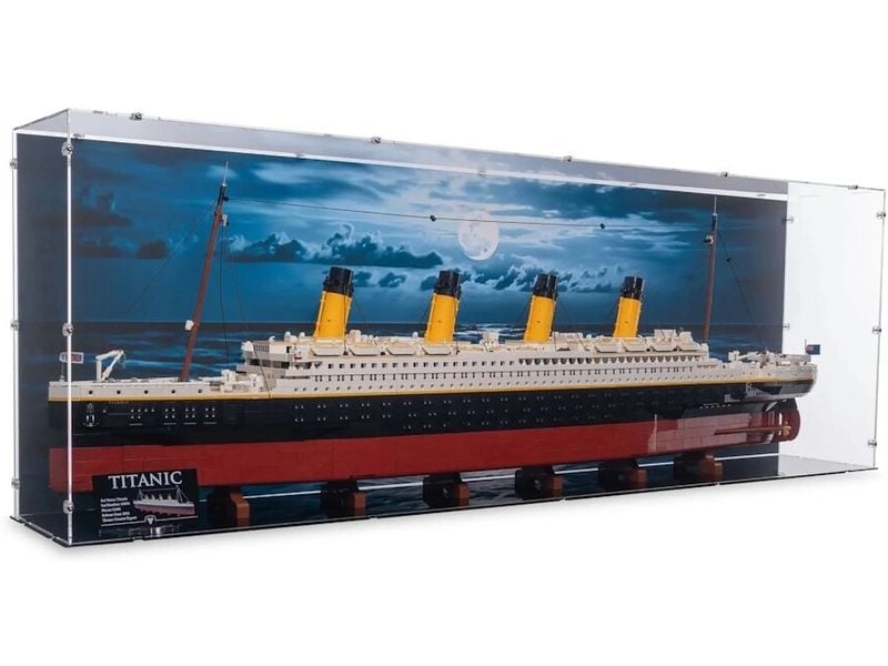 iDisplayit Baukasten Acryl-Display für LEGO 10294 Titanic