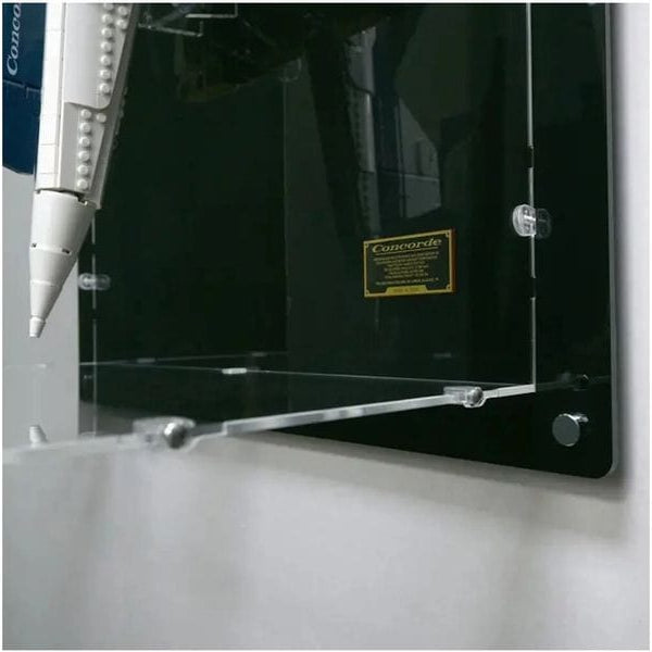 iDisplayit Baukasten Acryl-Wand-Display für LEGO 10318 Concorde