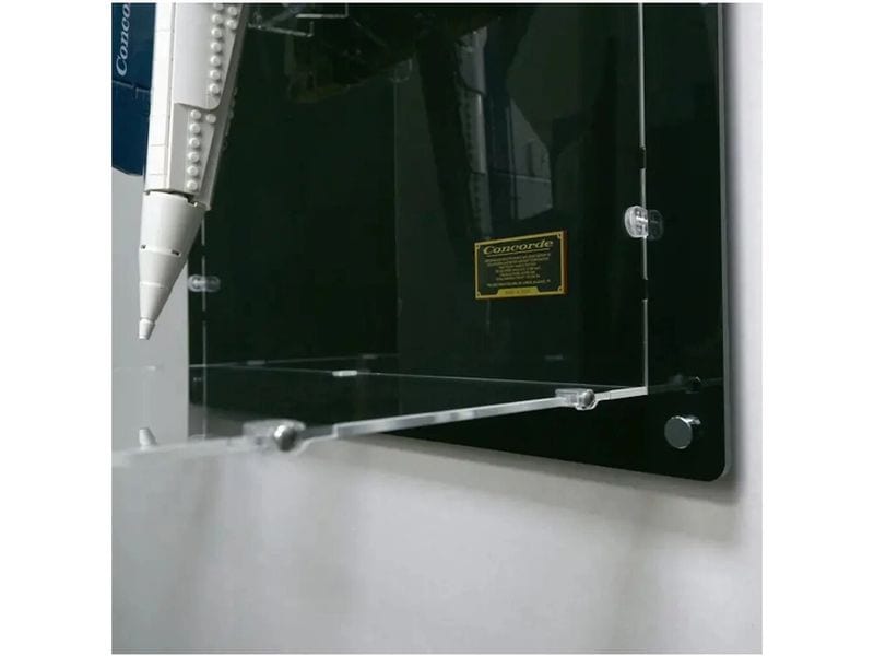 iDisplayit Baukasten Acryl-Wand-Display für LEGO 10318 Concorde