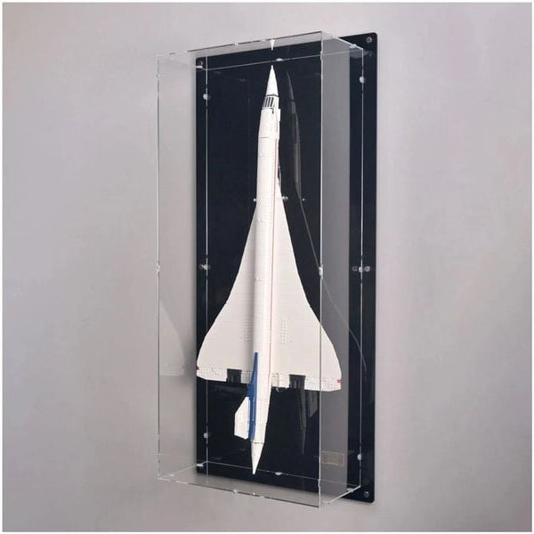 iDisplayit Baukasten Acryl-Wand-Display für LEGO 10318 Concorde