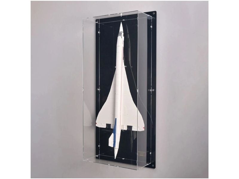 iDisplayit Baukasten Acryl-Wand-Display für LEGO 10318 Concorde