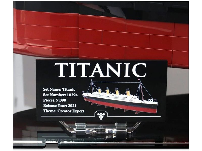 iDisplayit Baukasten Acryl-Display für LEGO 10294 Titanic