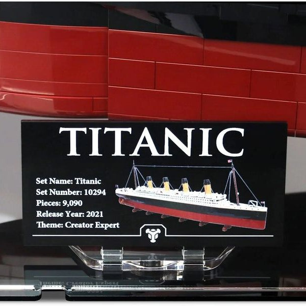iDisplayit Baukasten Acryl-Display für LEGO 10294 Titanic
