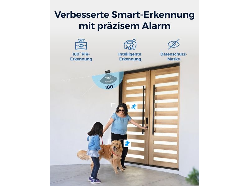 Reolink Netzwerkkamera Argus B740X 180° 4K UHD