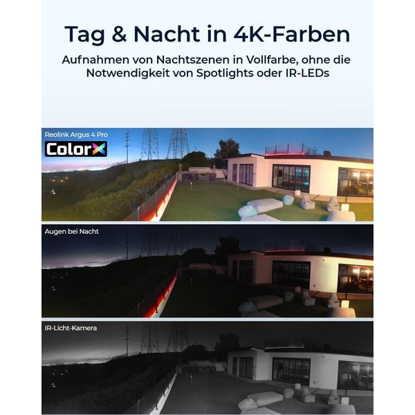 Reolink Netzwerkkamera Argus B740X 180° 4K UHD