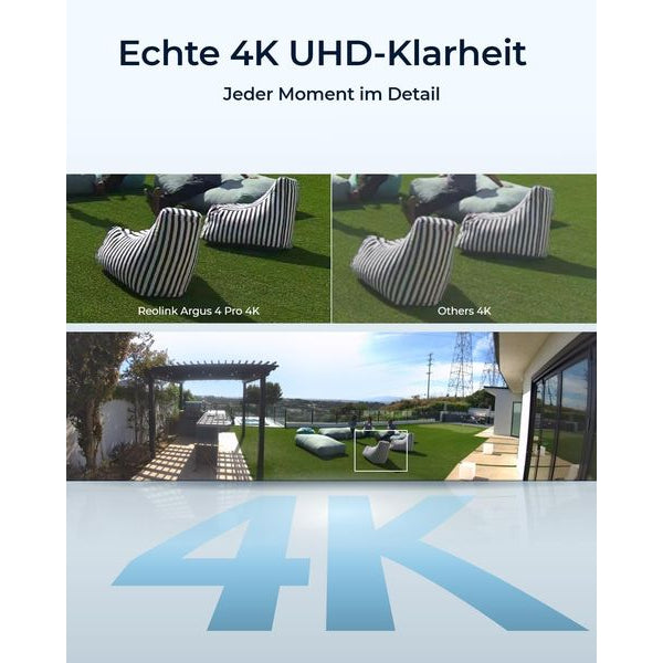 Reolink Netzwerkkamera Argus B740X 180° 4K UHD