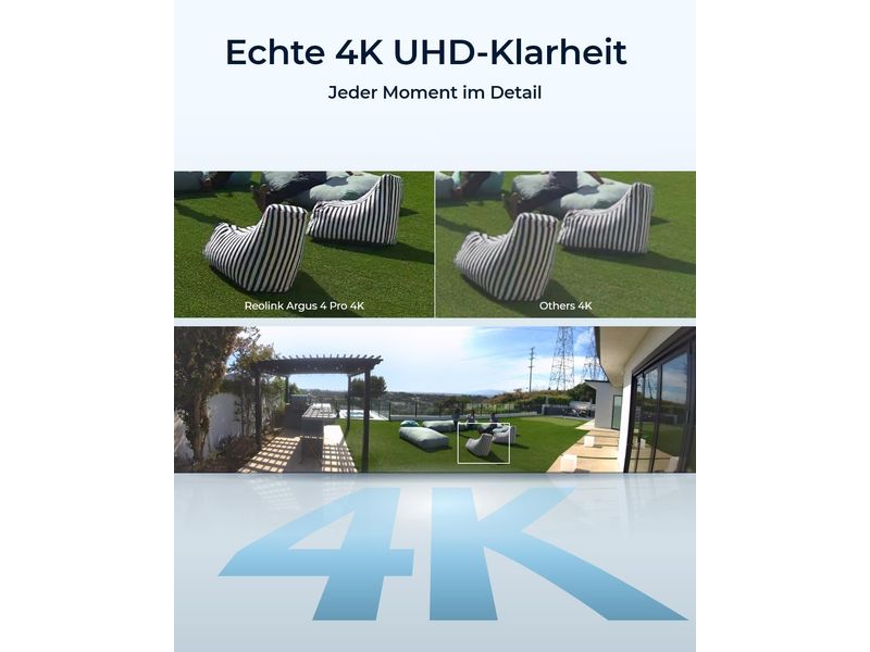 Reolink Netzwerkkamera Argus B740X 180° 4K UHD