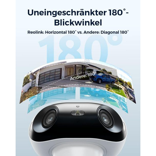 Reolink Netzwerkkamera Argus B740X 180° 4K UHD