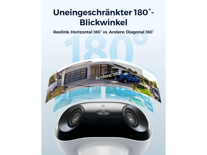 Reolink Netzwerkkamera Argus B740X 180° 4K UHD