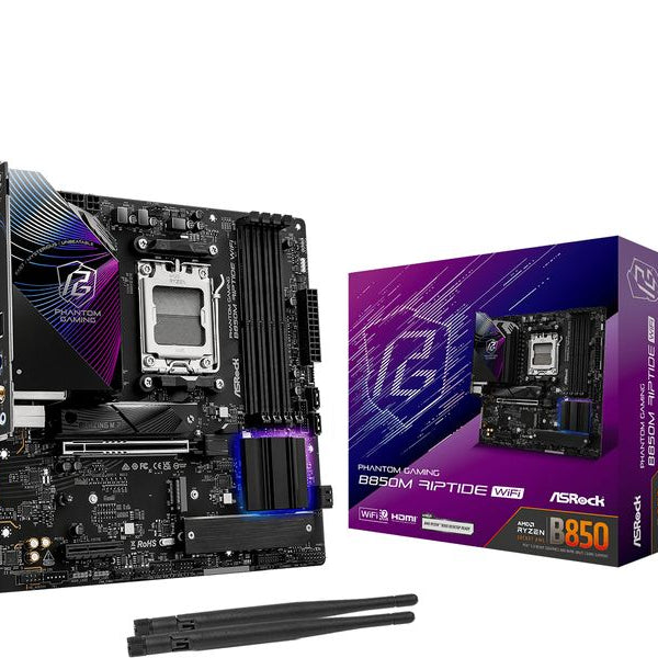 ASRock Mainboard Phantom Gaming B850M Riptide WiFi