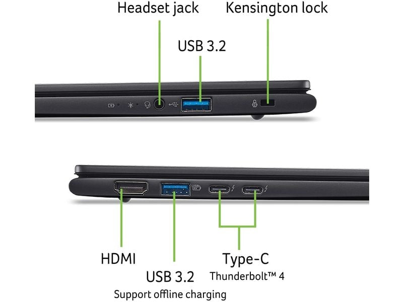 Acer Notebook TravelMate P6 (TMP614-54T-TCO-771V)