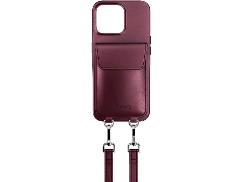 Urbany's Necklace Case Handykette+ iPhone 16 Pro Max Red Wine