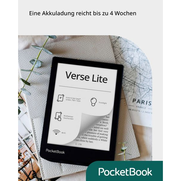 PocketBook E-Book Reader Verse Lite Midnight Grey