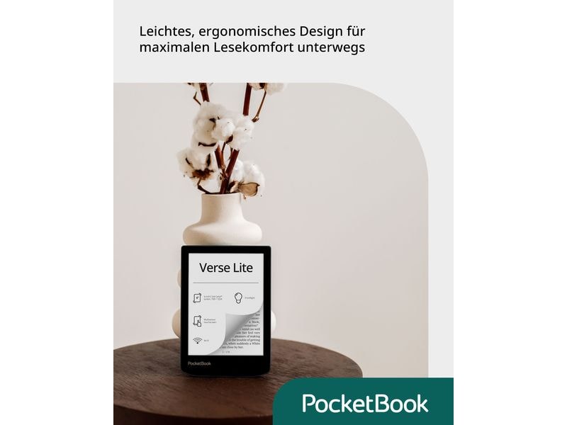 PocketBook E-Book Reader Verse Lite Midnight Grey