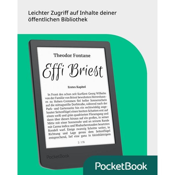 PocketBook E-Book Reader Verse Lite Midnight Grey