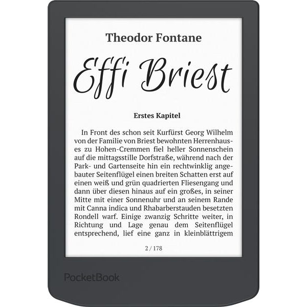 PocketBook E-Book Reader Verse Lite Midnight Grey