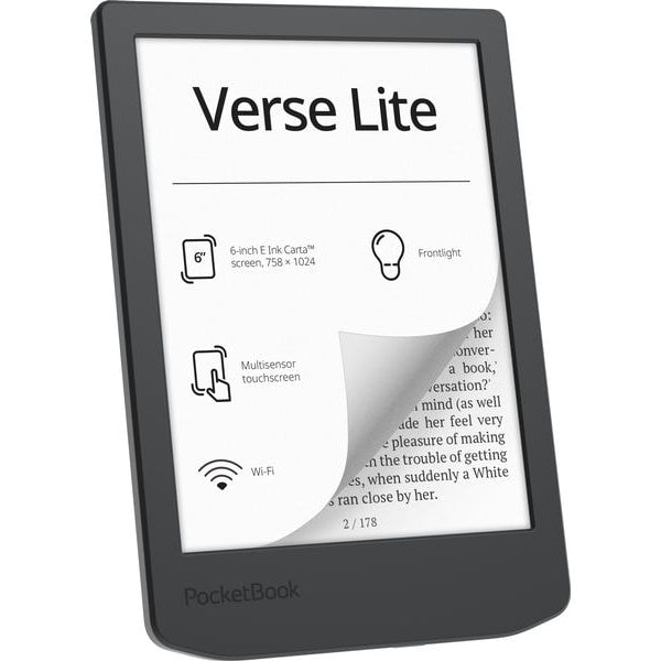 PocketBook E-Book Reader Verse Lite Midnight Grey