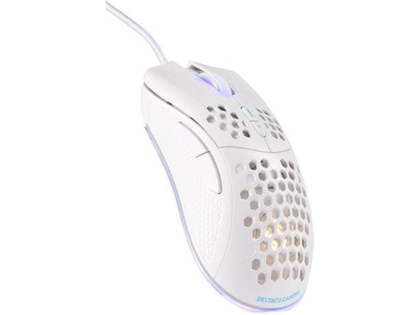 DELTACO Gaming-Maus GAM-108-W Weiss