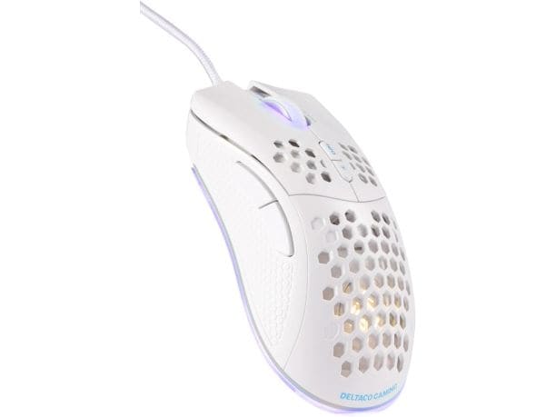 DELTACO Gaming-Maus GAM-108-W Weiss
