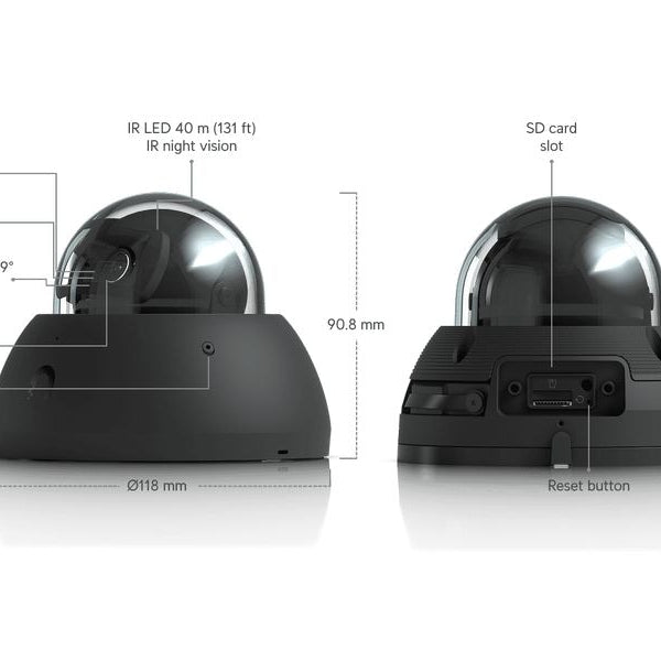 Ubiquiti Netzwerkkamera UniFi AI Dome Schwarz