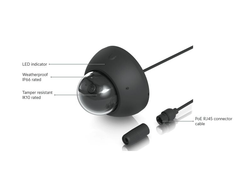 Ubiquiti Netzwerkkamera UniFi AI Dome Schwarz