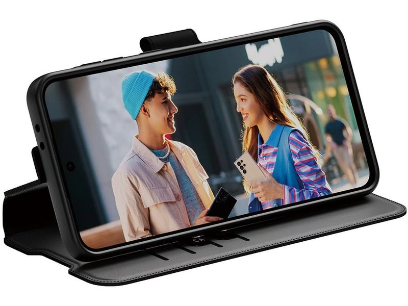 CARE Back Cover Wallet Case Kickstand Galaxy A26 5G Schwarz