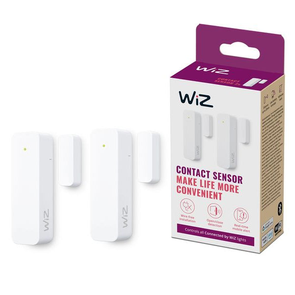 WiZ Smarter Kontaktsensor, Doppelpack, Weiss