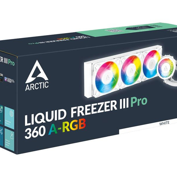 Arctic Cooling Wasserkühlung Liquid Freezer III Pro 360 A-RGB Weiss
