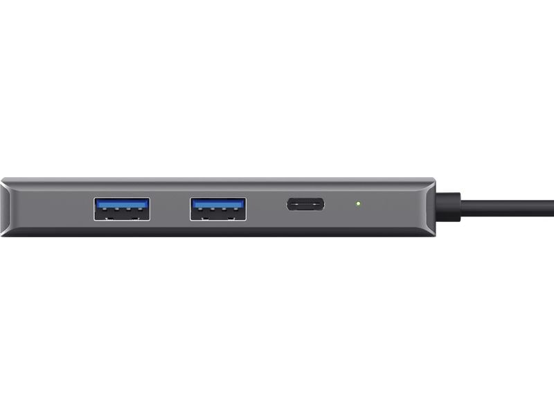 Trust Dockingstation 6-in-1 USB-C Multi-Port Adapter – Silver