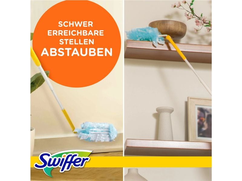 Swiffer Staubmagnet mit Griff XXL 2 Stück, Blau/Gelb