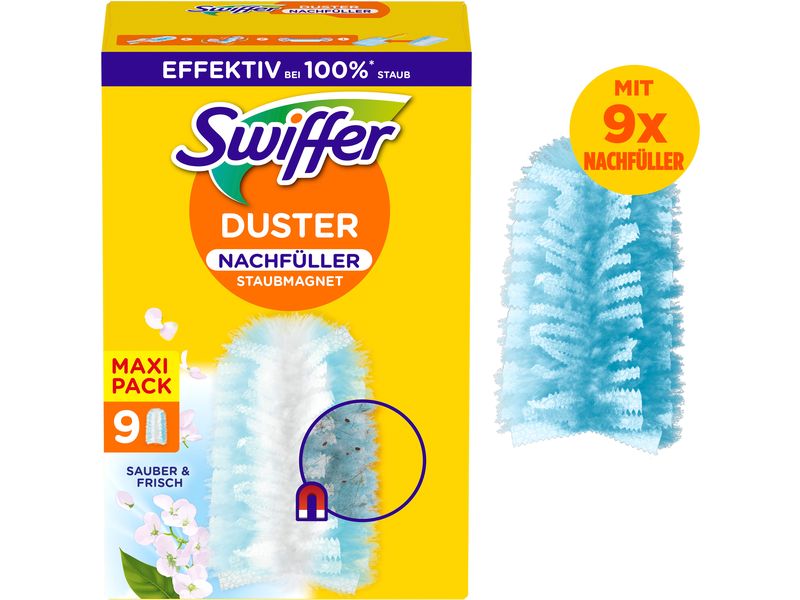 Swiffer Staubmagnet mit Duft 9 Stück, Blau